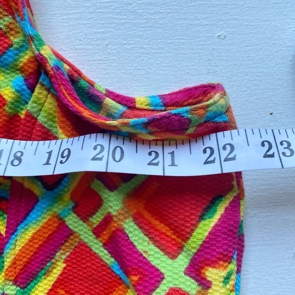 Carolina Colours Vintage Colorful Sleeveless Top - Picture 10 of 13